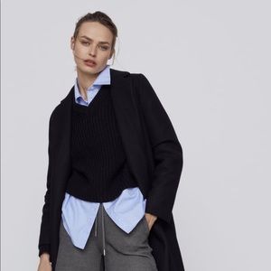Zara black coat